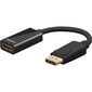 AV Goobay Adapter DisplayPort 1.2 HDMI 1.4 0,1m 67881 - 67881 hinta ja tiedot | Adapterit | hobbyhall.fi