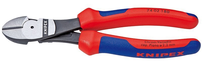 Voimasivuleikkurit 180 mm comfort-kahva, Knipex hinta ja tiedot | Käsityökalut | hobbyhall.fi