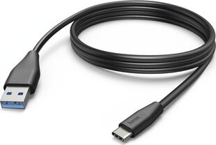 Hama 001833430000, USB-A - USB-C, 3 m hinta ja tiedot | Puhelinkaapelit | hobbyhall.fi