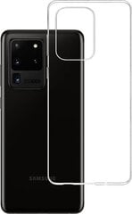 3MK CCASGS20UL, sopii Galaxy S20 Ultra -puhelimelle, läpinäkyvä hinta ja tiedot | Puhelimen kuoret ja kotelot | hobbyhall.fi