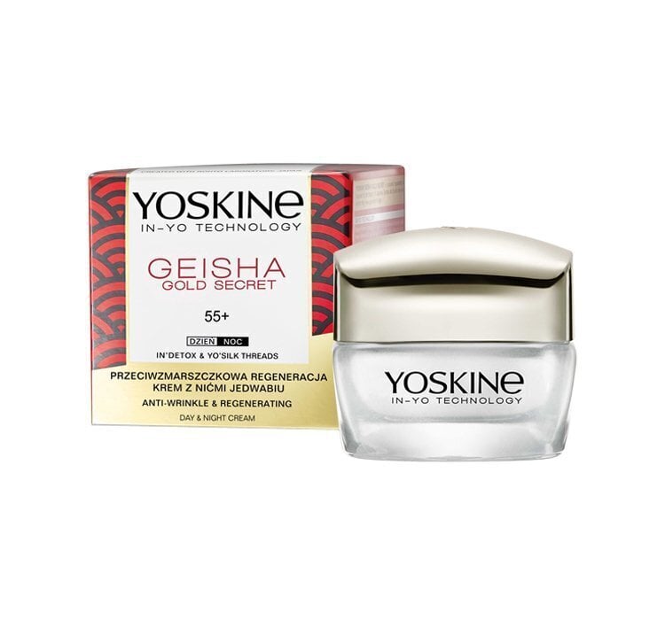 Kasvovoide kypsälle iholle Yoskine Geisha Gold Secret 55+, 50 ml hinta ja tiedot | Kasvovoiteet | hobbyhall.fi