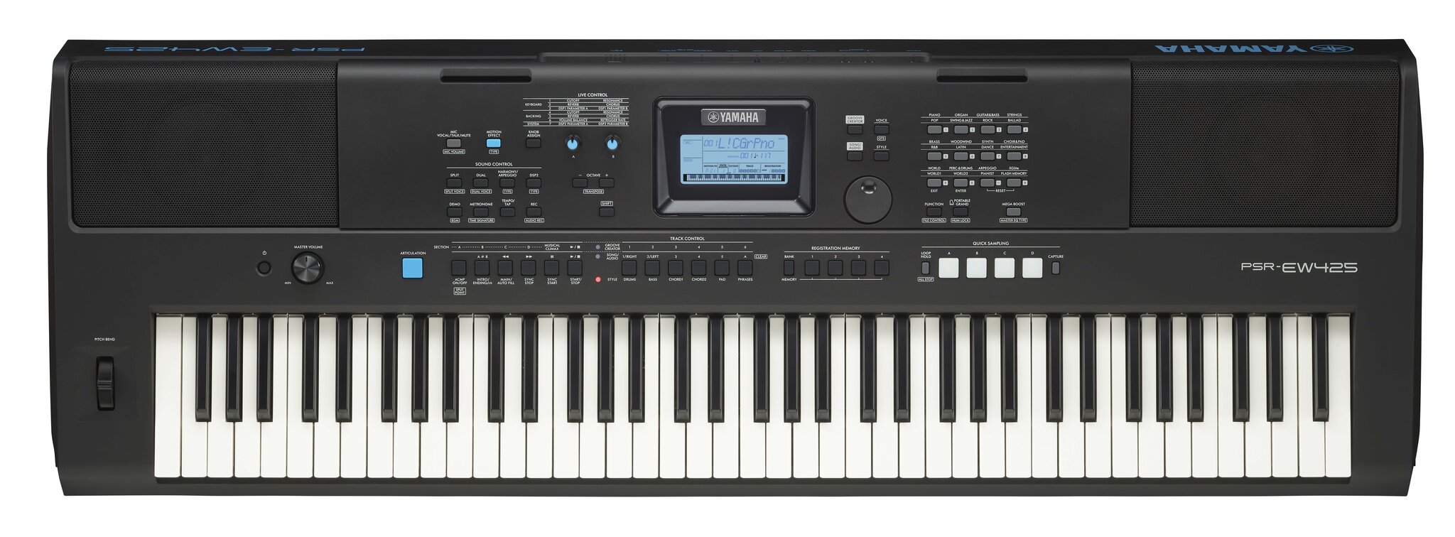 Syntetisaattori Yamaha PSR-EW425 hinta ja tiedot | Kosketinsoittimet | hobbyhall.fi