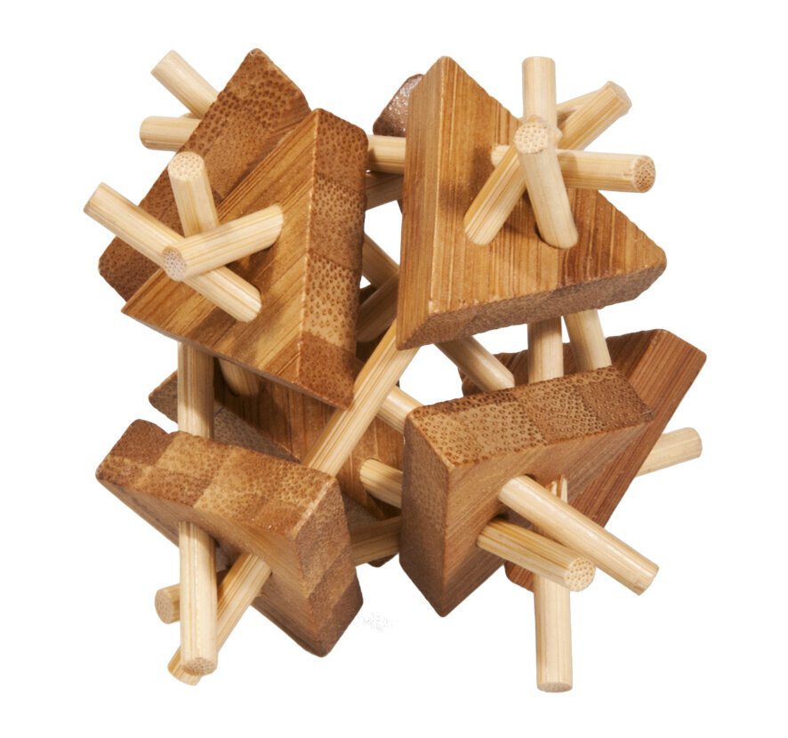 3D palapeli Fridolin bambu kolmiot kepeillä hinta ja tiedot | Palapelit | hobbyhall.fi