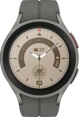 Samsung Galaxy Watch 5 Pro (BT,45 mm), Titanium SM-R920NZTAEUB hinta ja tiedot | Älykellot | hobbyhall.fi