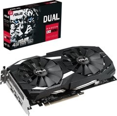 ASUS Dual Radeon RX 560 4GB GDDR5 (90YV0HG0-M0NA00) hinta ja tiedot | Näytönohjaimet | hobbyhall.fi