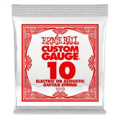 Kieli sähkö-akustiselle kitaralle Ernie Ball 1010 .010 hinta ja tiedot | Soittimien lisätarvikkeet | hobbyhall.fi