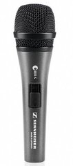 SENNHEISER E 835-S, VOCAL MICROPHONE, DYNAMIC, CARDIOID, I/O SWITCH, 3-PIN XLR-M, ANTHRACITE, INCLUDES CLIP AND BAG hinta ja tiedot | Sennheiser Tietokoneet ja pelaaminen | hobbyhall.fi