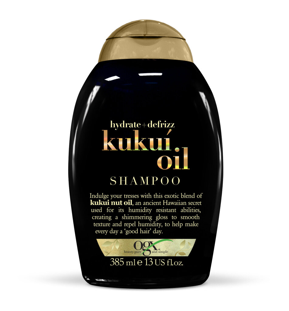 Kosteuttava shampoo Organix Kukui Oil 385 ml hinta ja tiedot | Shampoot | hobbyhall.fi
