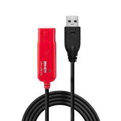 Lindy USB-A - Thunderbolt 8 m (42780) hinta ja tiedot | Kaapelit ja adapterit | hobbyhall.fi
