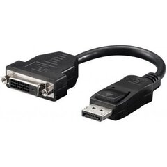 Gembird Displayport uros - DVI-D naaras (24+1) 20cm hinta ja tiedot | Kaapelit ja adapterit | hobbyhall.fi