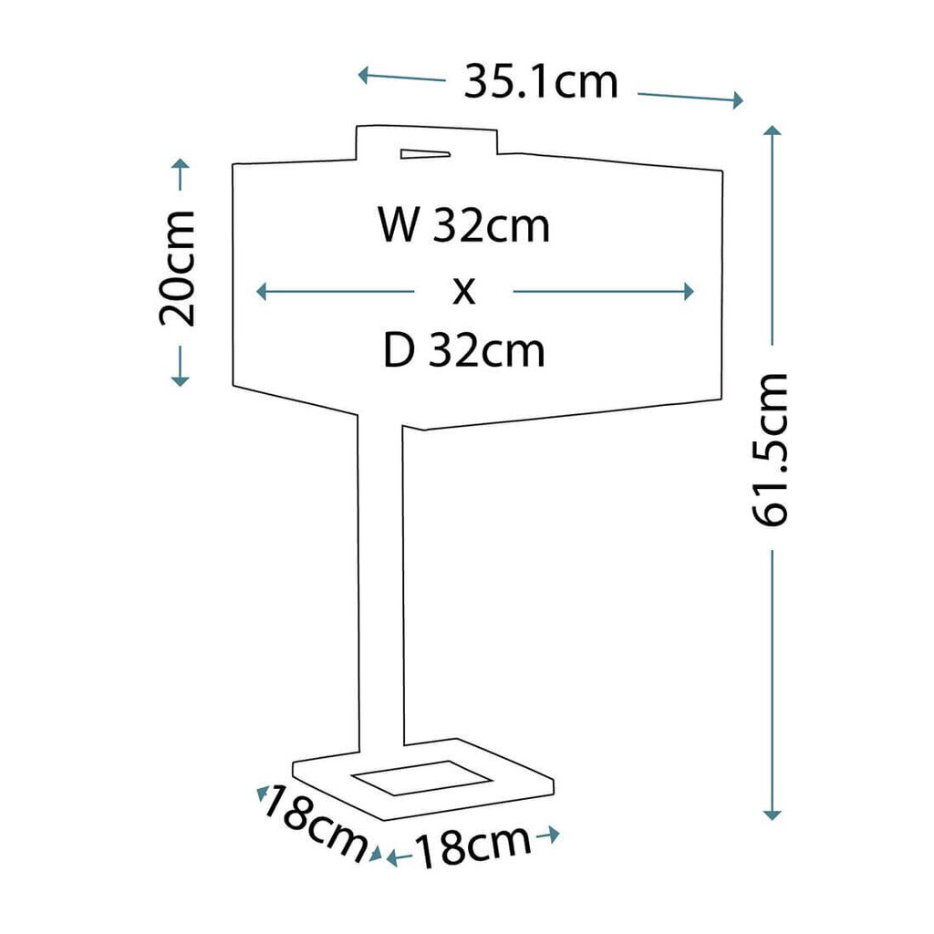 Elstead Lighting Plein PLEIN-TL - Pöytävalaisin hinta ja tiedot | Pöytävalaisimet | hobbyhall.fi