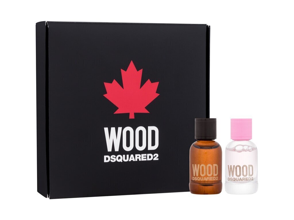 Dsquared2 Wood Eau de Toilette -lahjapakkaus, unisex: 2 x 5 ml hinta ja tiedot | Naisten hajuvedet | hobbyhall.fi