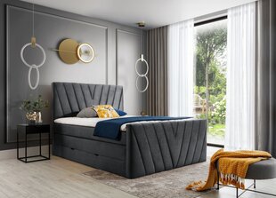 NORE Candice Nube 06 -sänky, 160 x 200 cm, harmaa hinta ja tiedot | Sängyt | hobbyhall.fi