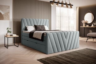 NORE Candice Savoi 100 -sänky, 140 x 200 cm, sininen hinta ja tiedot | Sängyt | hobbyhall.fi