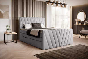 NORE Candice Gojo 04 -sänky, 140 x 200 cm, harmaa hinta ja tiedot | Sängyt | hobbyhall.fi