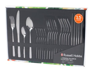 Russell Hobbs -ruokailuvälinesarja 24 kpl hinta ja tiedot | Russell Hobbs Koti ja keittiö | hobbyhall.fi