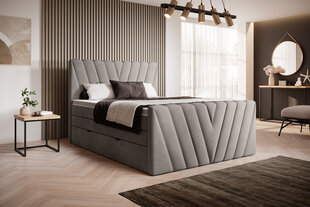 NORE Candice Loco 04 -sänky, 160 x 200 cm, harmaa hinta ja tiedot | Sängyt | hobbyhall.fi