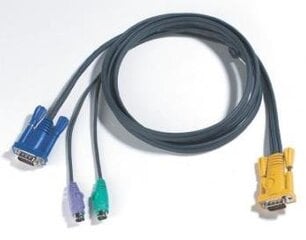 Aten 2L5203P SPHD15 – VGA ja PS/2 KVM, 3m hinta ja tiedot | Kaapelit ja adapterit | hobbyhall.fi
