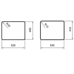 Graniittinen keittiöallas Teka Radea (55x43) hinta ja tiedot | Keittiöaltaat | hobbyhall.fi