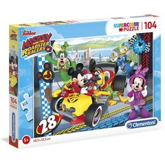 Disney Mickey ja Roadster Racers palapeli 104kpl hinta ja tiedot | Palapelit | hobbyhall.fi