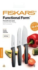Fiskars Functional Form veitsisetti, 3 osaa hinta ja tiedot | Fiskars Koti ja keittiö | hobbyhall.fi
