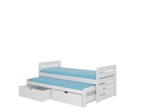 ADRK Furniture Tomi -lastensänky, 80 x 97 x 206 cm, valkoinen hinta ja tiedot | Lastensängyt | hobbyhall.fi