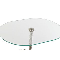Lisäpöytä DKD Home Decor Alumiini/lasi (54 x 39 x 57 cm). hinta ja tiedot | Sohvapöydät | hobbyhall.fi