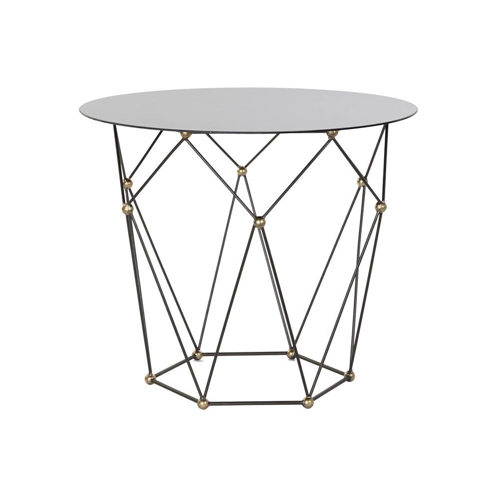 Sivupöytä DKD Home Decor, metalli/lasi, (70 x 70 x 60 cm) hinta ja tiedot | Sohvapöydät | hobbyhall.fi