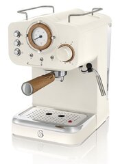 Swan SK22110WHTN kahvinkeitin Espressokone 1,2 L Manuaalinen hinta ja tiedot | Kahvinkeittimet ja kahvikoneet | hobbyhall.fi