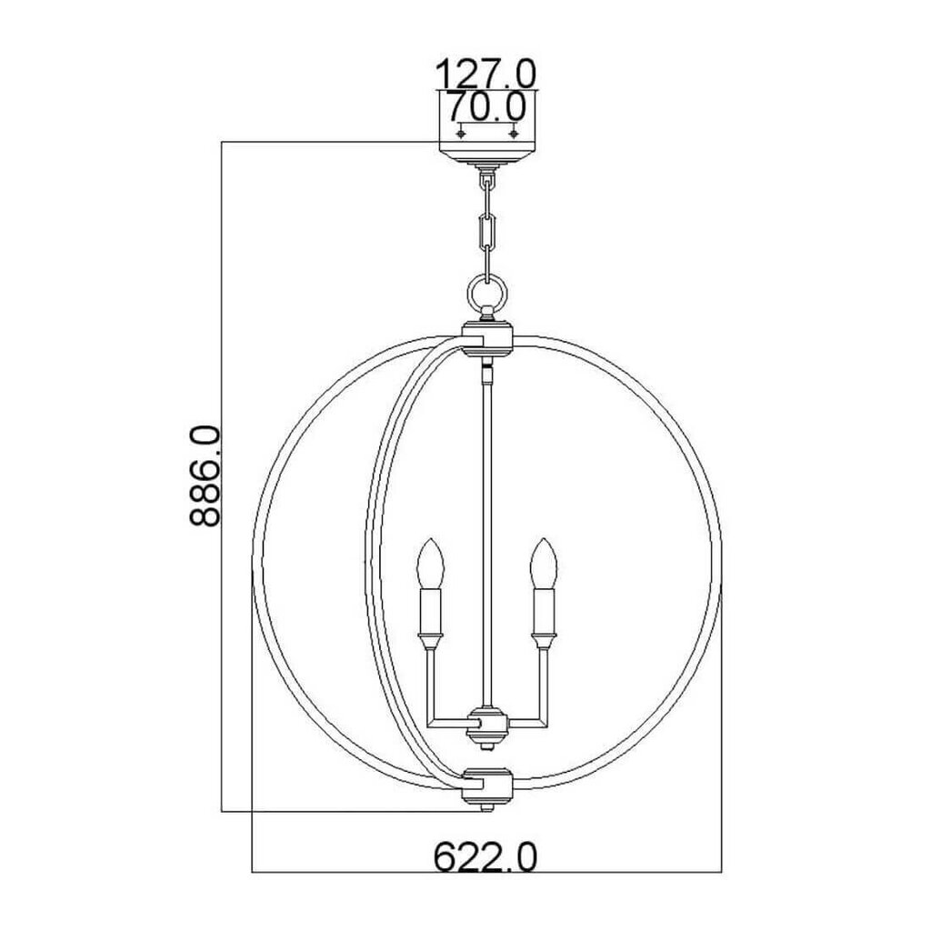 Riippuvalaisin Elstead Lighting Corinne FE-CORINNE-6P-L hinta ja tiedot | Riippuvalaisimet | hobbyhall.fi