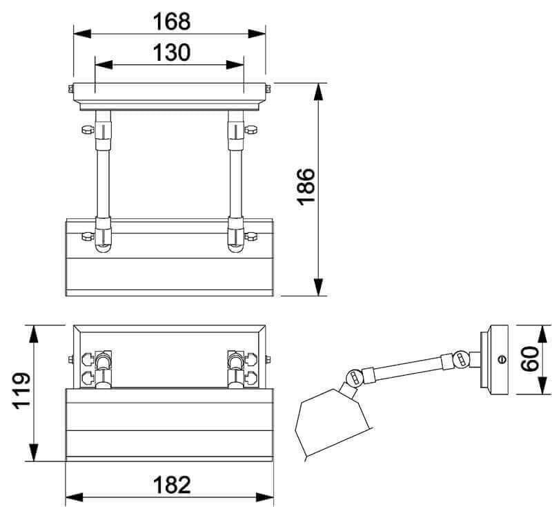 Elstead Lighting Chawton CHAWTON-PLS-AB - Seinävalaisin hinta ja tiedot | Seinävalaisimet | hobbyhall.fi