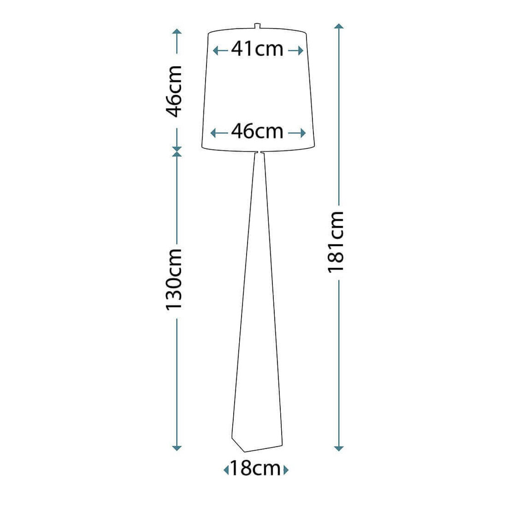 Lattiavalaisin Elstead Lighting ASCENT-FL-PN hinta ja tiedot | Lattiavalaisimet | hobbyhall.fi