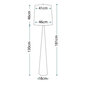 Lattiavalaisin Elstead Lighting ASCENT-FL-PN hinta ja tiedot | Lattiavalaisimet | hobbyhall.fi