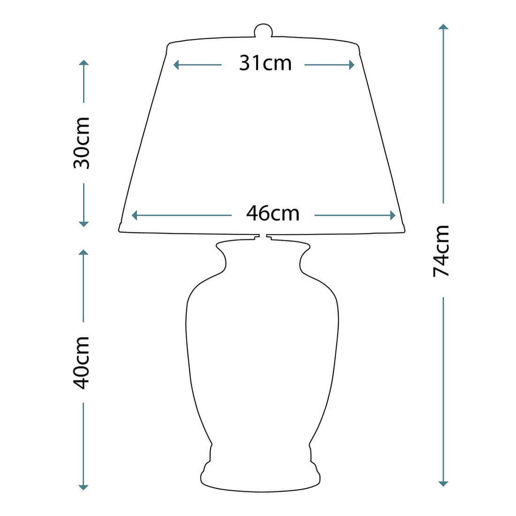 Pöytävalaisin Elstead Lighting Morris MORRIS-TL-LARGE hinta ja tiedot | Pöytävalaisimet | hobbyhall.fi