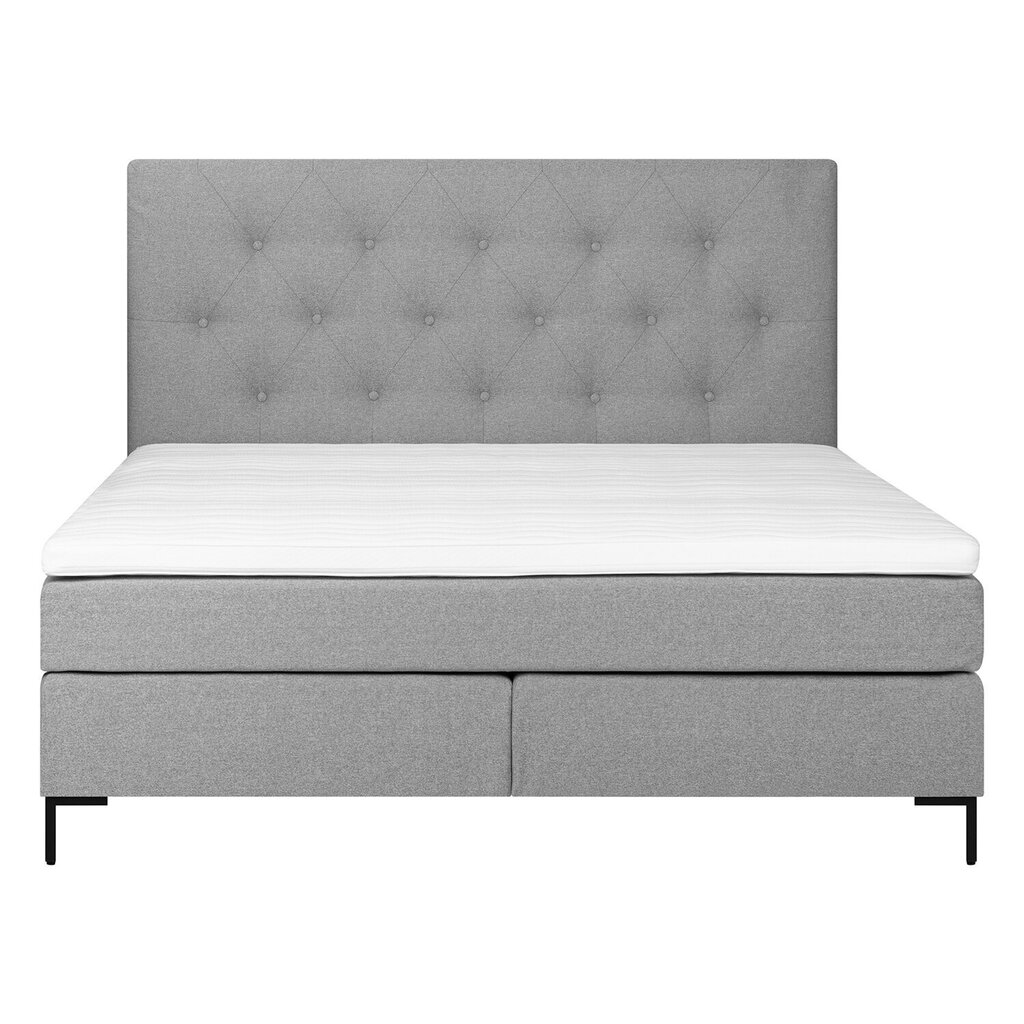 Sänky LEONI 160x200cm, harmaa hinta ja tiedot | Sängyt | hobbyhall.fi