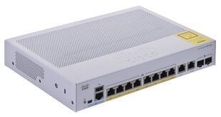 Cisco CBS350-8FP-E-2G-EU network switch Managed L2/L3 Gigabit Ethernet (10/100/1000) Silver hinta ja tiedot | Cisco Tietokoneet ja pelaaminen | hobbyhall.fi