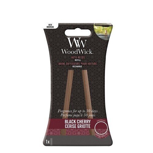 WoodWick Auto Reeds Refill Linen (pellava) - tuoksutikut täyttöpakkaus hinta ja tiedot | Ilmanraikastimet autoon | hobbyhall.fi