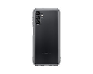 Puhelimen kuori Soft Clear Cover Samsung Galaxy A04S, Musta (EF-QA047TBEGWW) hinta ja tiedot | Puhelimen kuoret ja kotelot | hobbyhall.fi