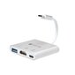 Adapter Techly USB-C Multiport į HDMI/USB-A 3.0/USB-C PD hinta ja tiedot | Adapterit | hobbyhall.fi