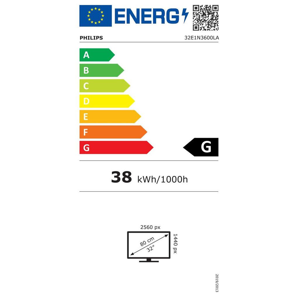 Philips 32E1N3600LA/00 hinta ja tiedot | Näytöt | hobbyhall.fi