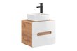 Allaskaappi 60x53x46cm laatikoilla ARUBA WHITE hinta ja tiedot | Kylpyhuonekaapit | hobbyhall.fi