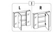 Kylpyhuoneen peilikaappi 80x75x16 cm ARUBA hinta ja tiedot | Kylpyhuonekaapit | hobbyhall.fi