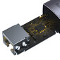 Baseus Lite Series, USB - RJ45 LAN socket 100Mbps gray (WKQX000013) hinta ja tiedot | Adapterit | hobbyhall.fi