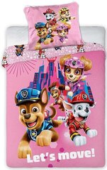 Vuodevaatteet pinnasänkyyn, Paw Patrol (Ryhmä Hau) - Lets Move hinta ja tiedot | Vuodevaatteet lapsille | hobbyhall.fi