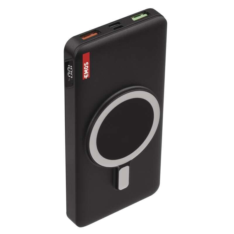 Kannettava laturi (PowerBank) EMOS 10000mAh USB, USB-C + langaton lataus hinta ja tiedot | Puhelimen laturit | hobbyhall.fi