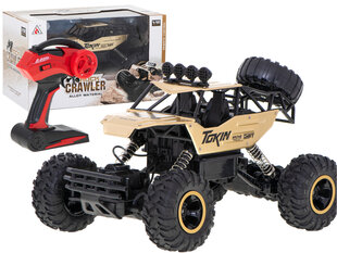 Auto RC Rock Crawler 1:12 4WD Metal Gold hinta ja tiedot | ROCK CRAWLER Lapset | hobbyhall.fi