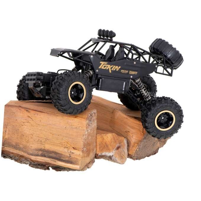 Auto RC Rock Crawler 1:12 4WD Metal Black hinta ja tiedot | Poikien lelut | hobbyhall.fi