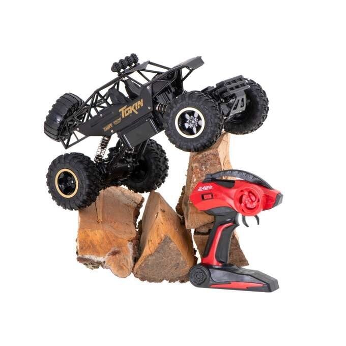 Auto RC Rock Crawler 1:12 4WD Metal Black hinta ja tiedot | Poikien lelut | hobbyhall.fi