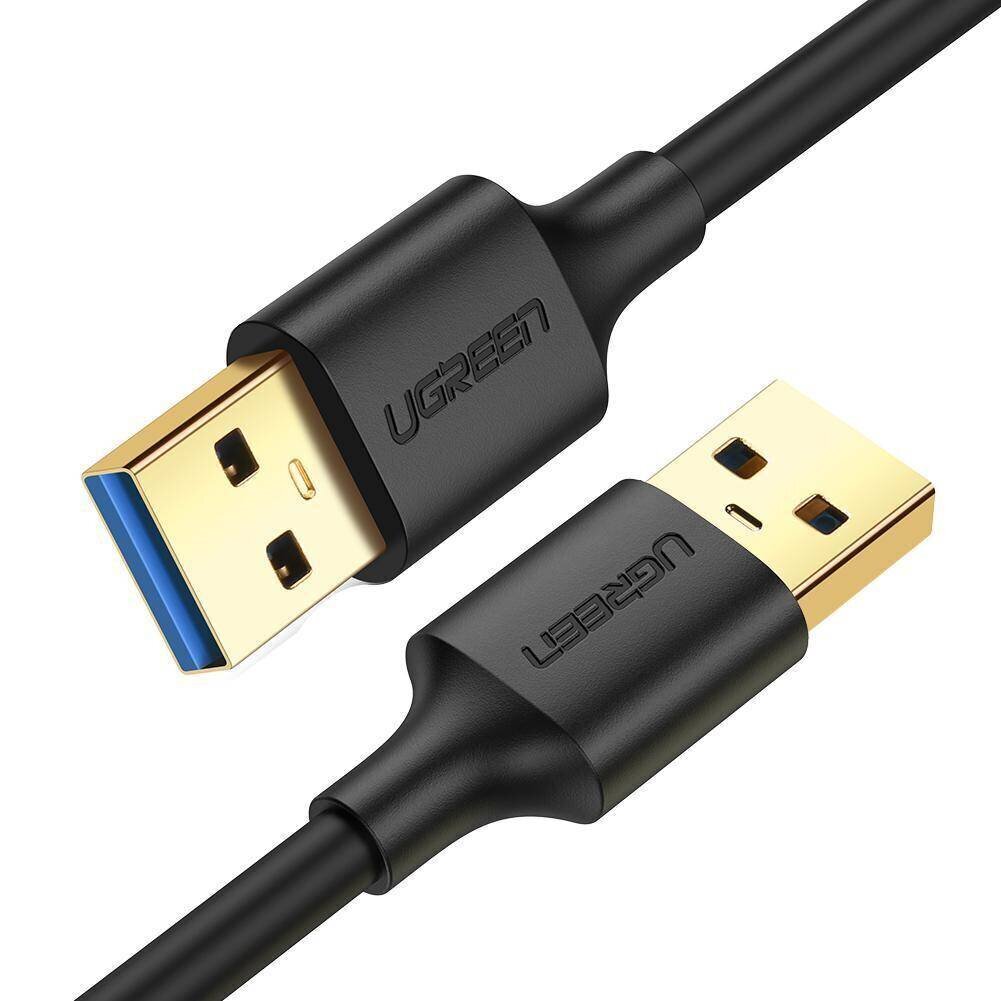 UGREEN USB 3.0 A-A Cable 3m (black) hinta ja tiedot | Puhelinkaapelit | hobbyhall.fi
