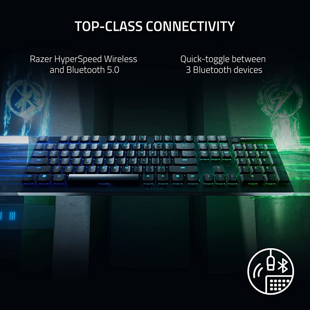 Razer DeathStalker V2 Pro US hinta ja tiedot | Näppäimistöt | hobbyhall.fi